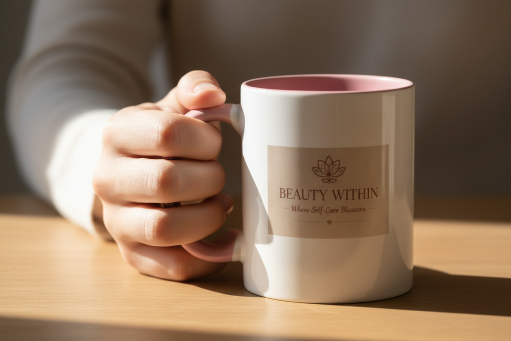 Beauty Within Self-Care Affirmation Mug