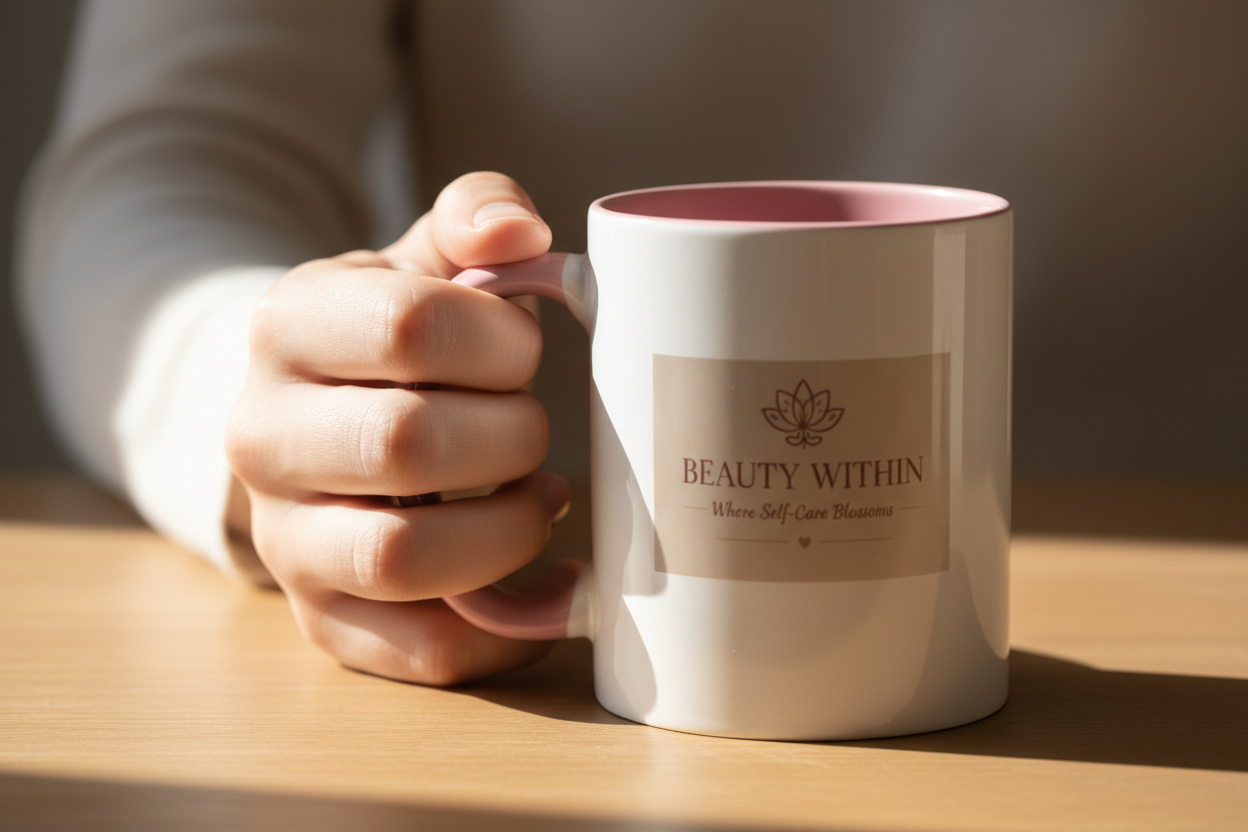 Beauty Within Self-Care Affirmation Mug