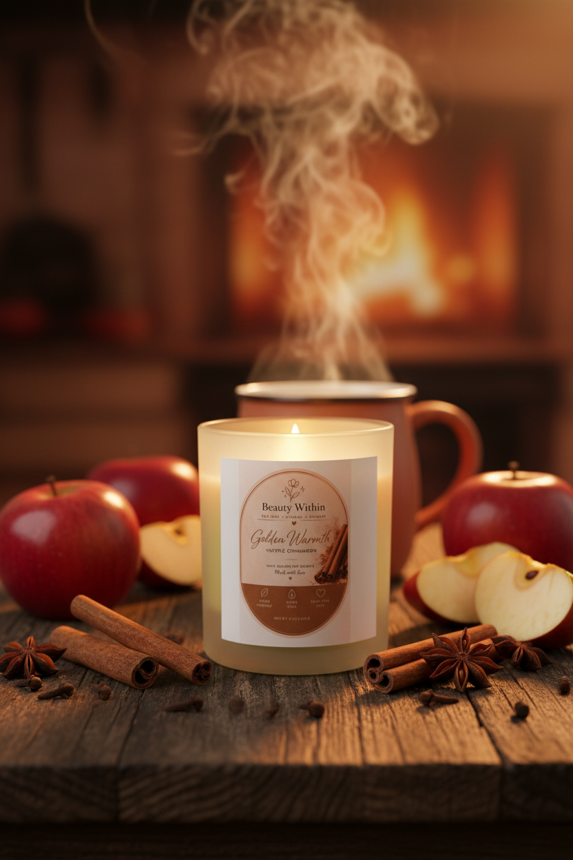 Golden Warmth – Luxury Scented Candle